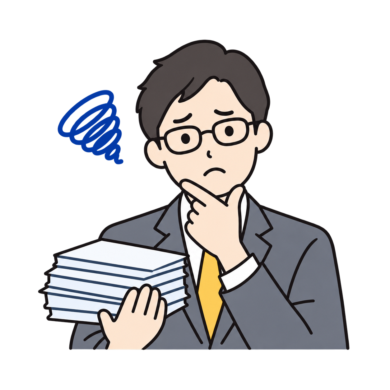 封筒の仕様を考える担当者