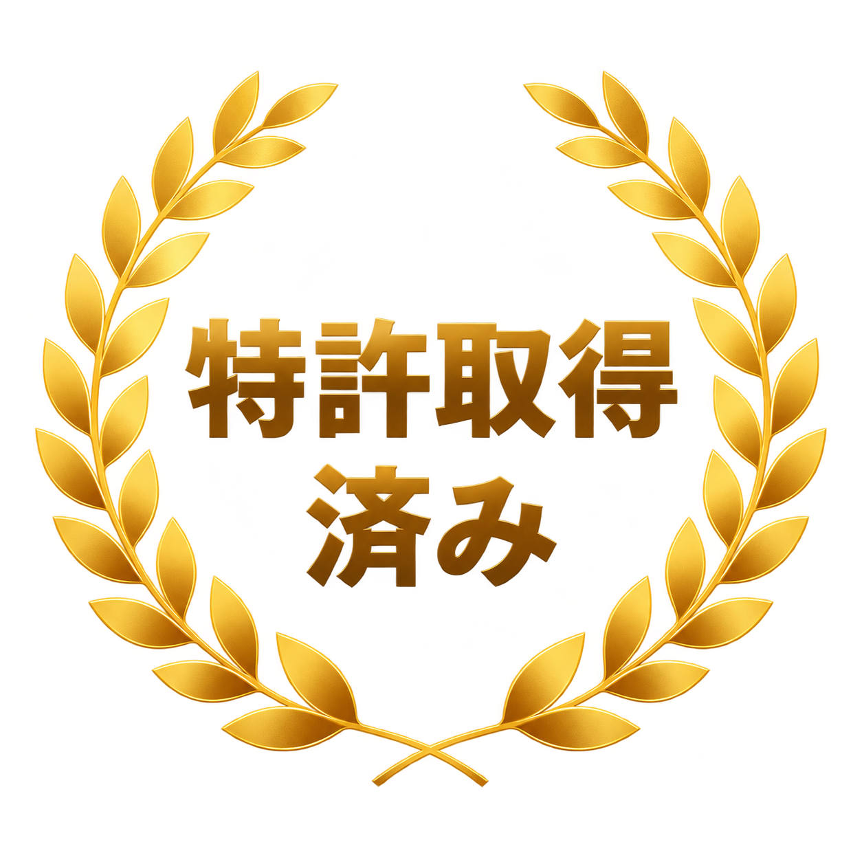 特許取得済み