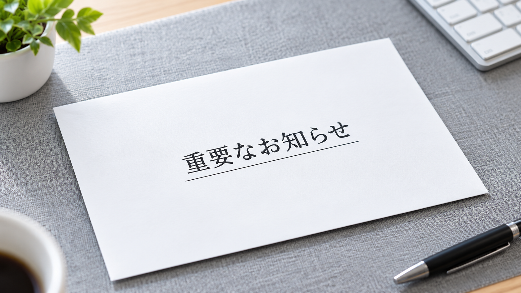 通知書のイメージ