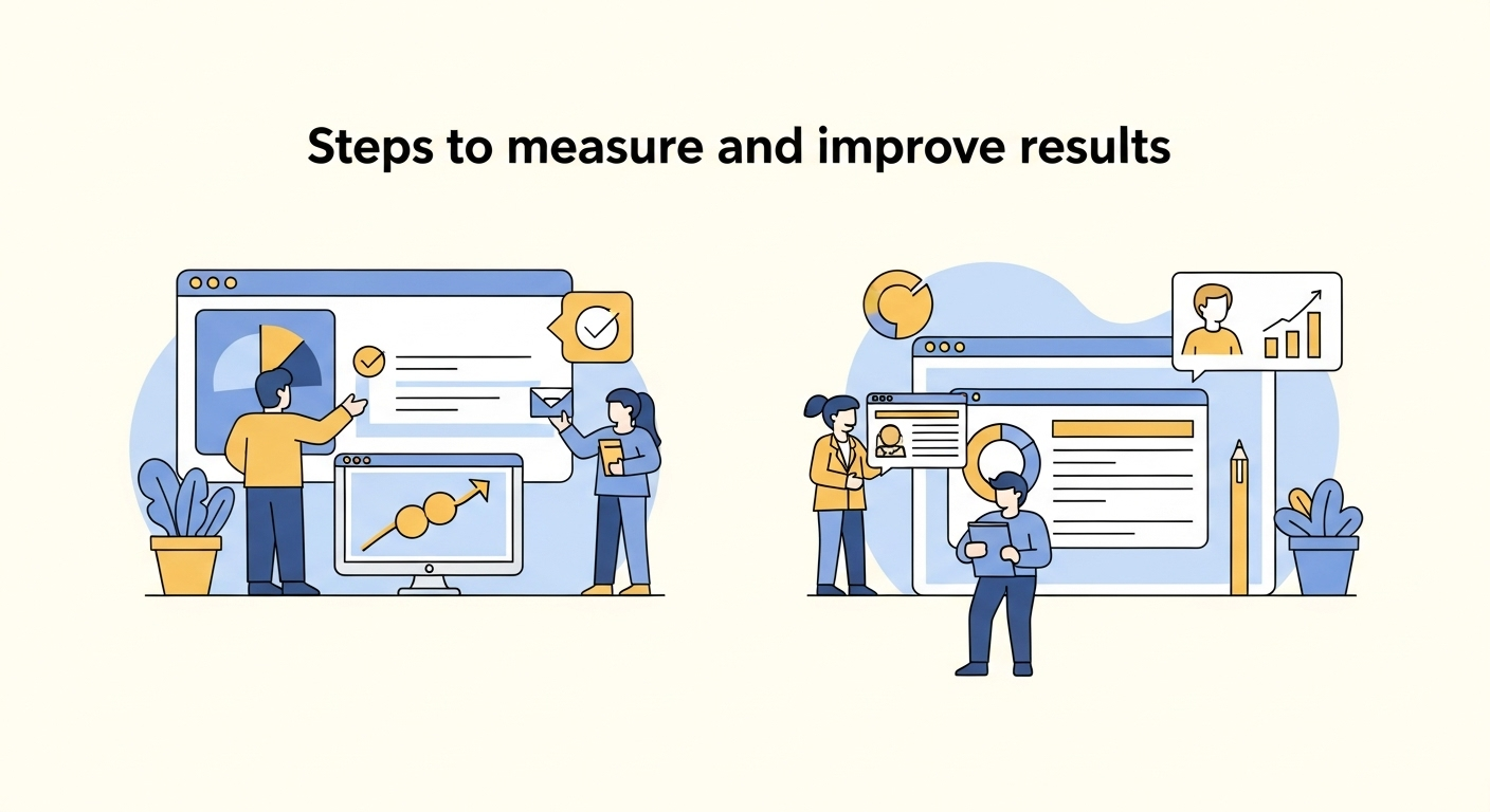 効果を測る＆改善するステップ