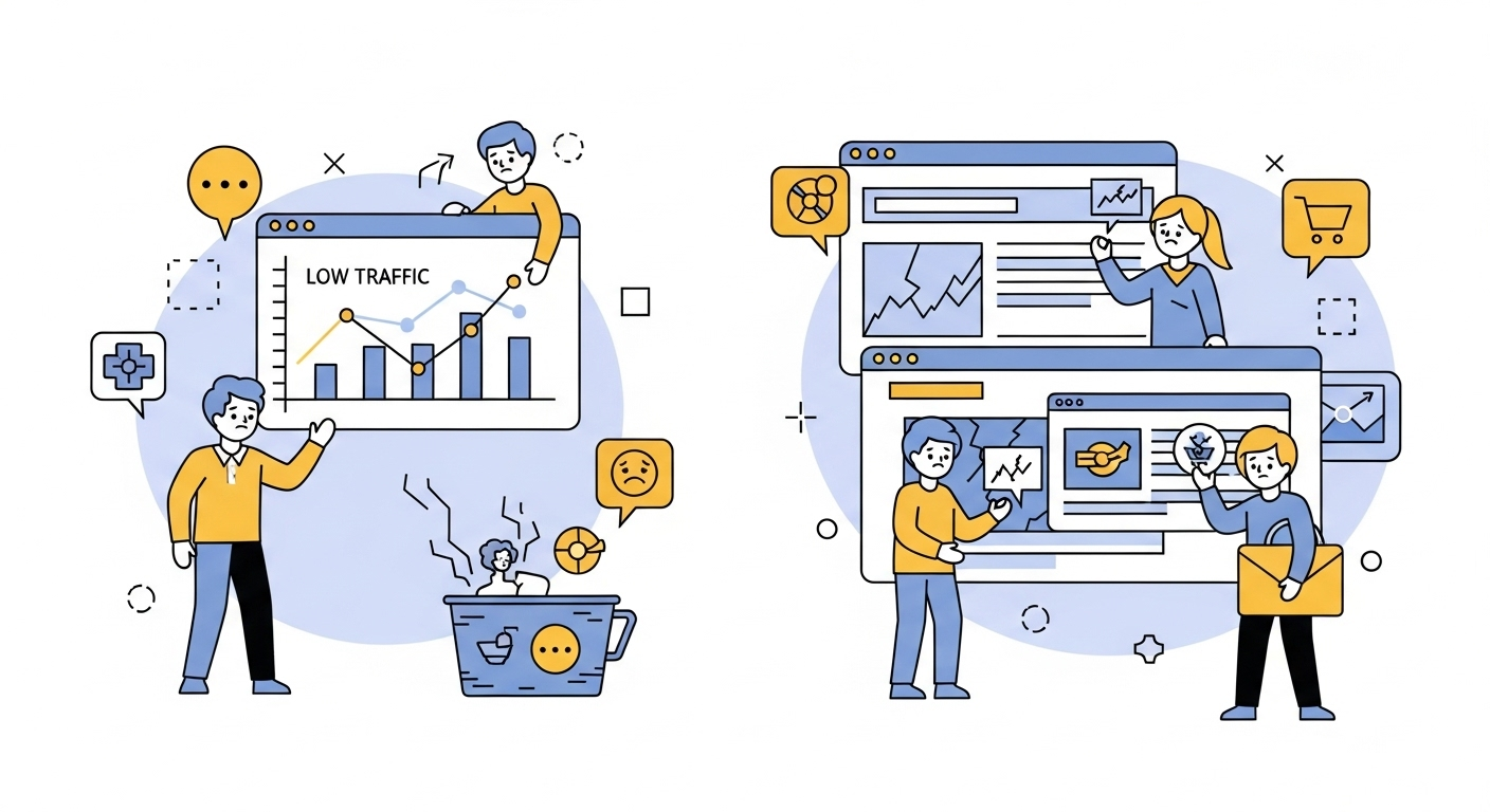 ユーザーエンゲージメントが低いサイトが抱える課題